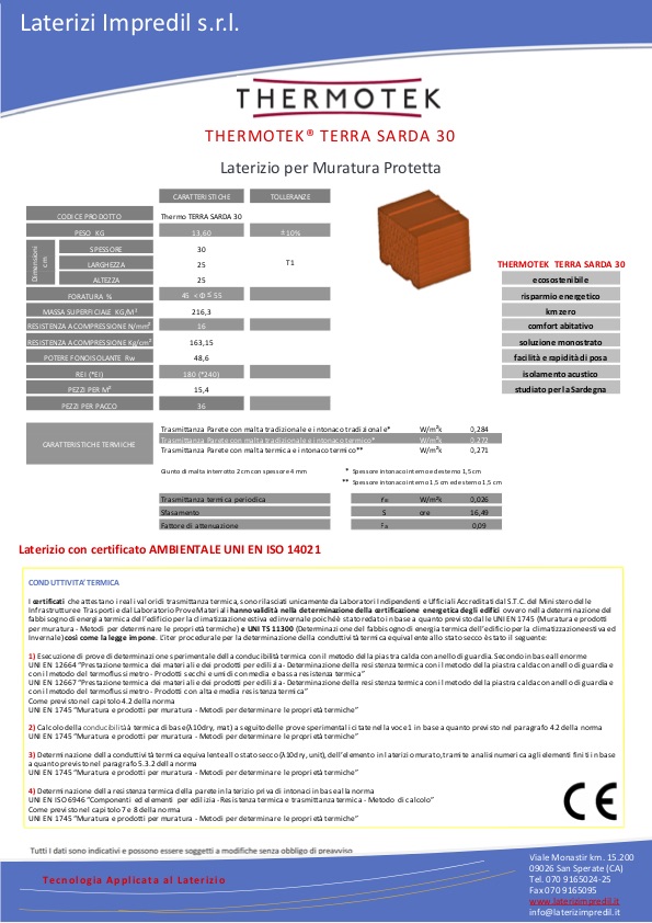 Thermotek Laterizi Impredil